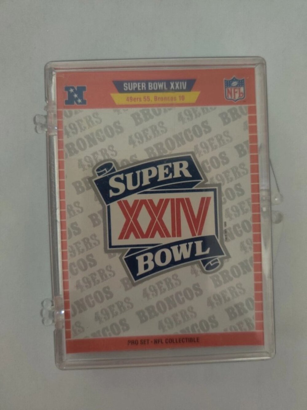 1990 Pro Set Super Bowl Set of 24 Cards! SB I to XXIV All 24 Insert Cards